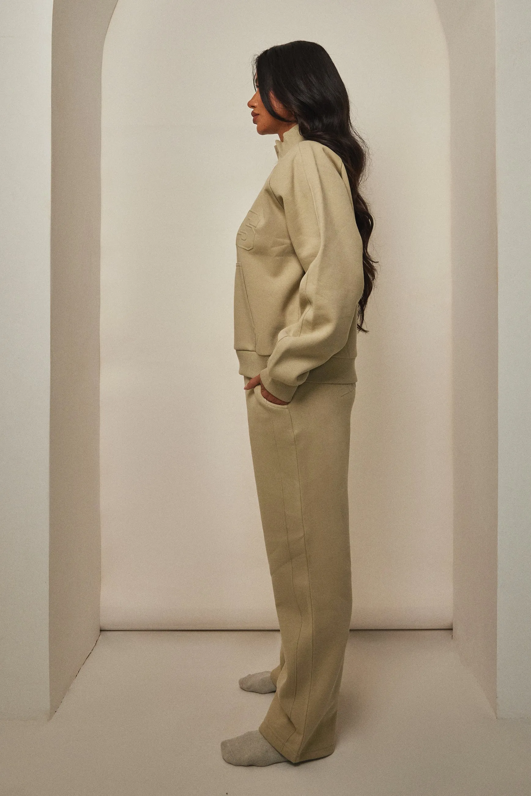 The Graphic Varsity Straight Leg Joggers - Stone sold by MARS THE LABEL product image thumbnail 5