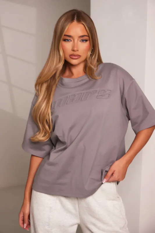The Lainey Tee - Charcoal sold by MARS THE LABEL