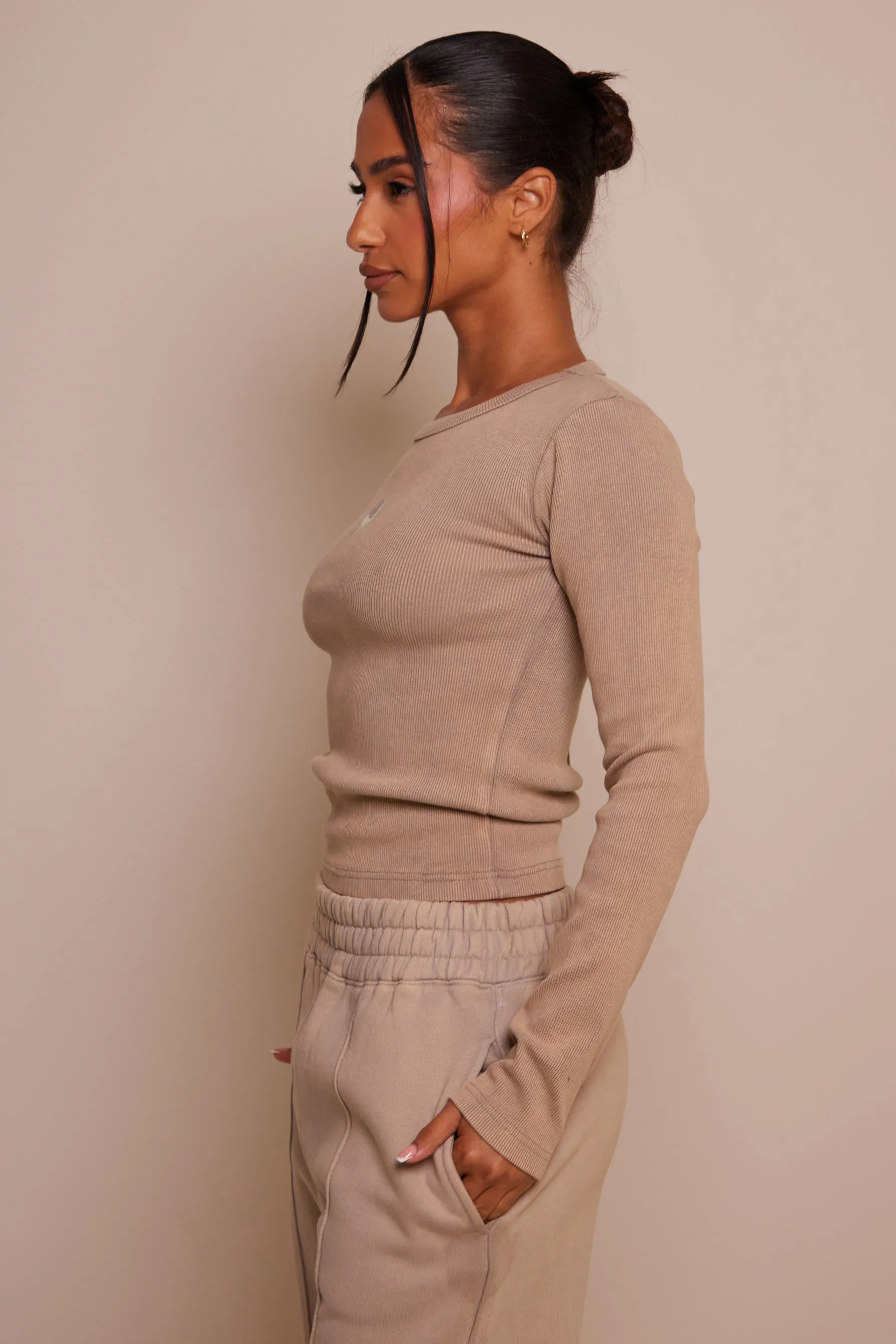 The Planet Long Sleeve T-shirt - Stone sold by MARS THE LABEL product image thumbnail 3