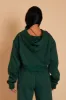The Essentials Cropped Jacket - Forest Green sold by MARS THE LABEL