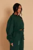 The Essentials Cropped Jacket - Forest Green sold by MARS THE LABEL