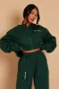 The Essentials Cropped Jacket - Forest Green sold by MARS THE LABEL