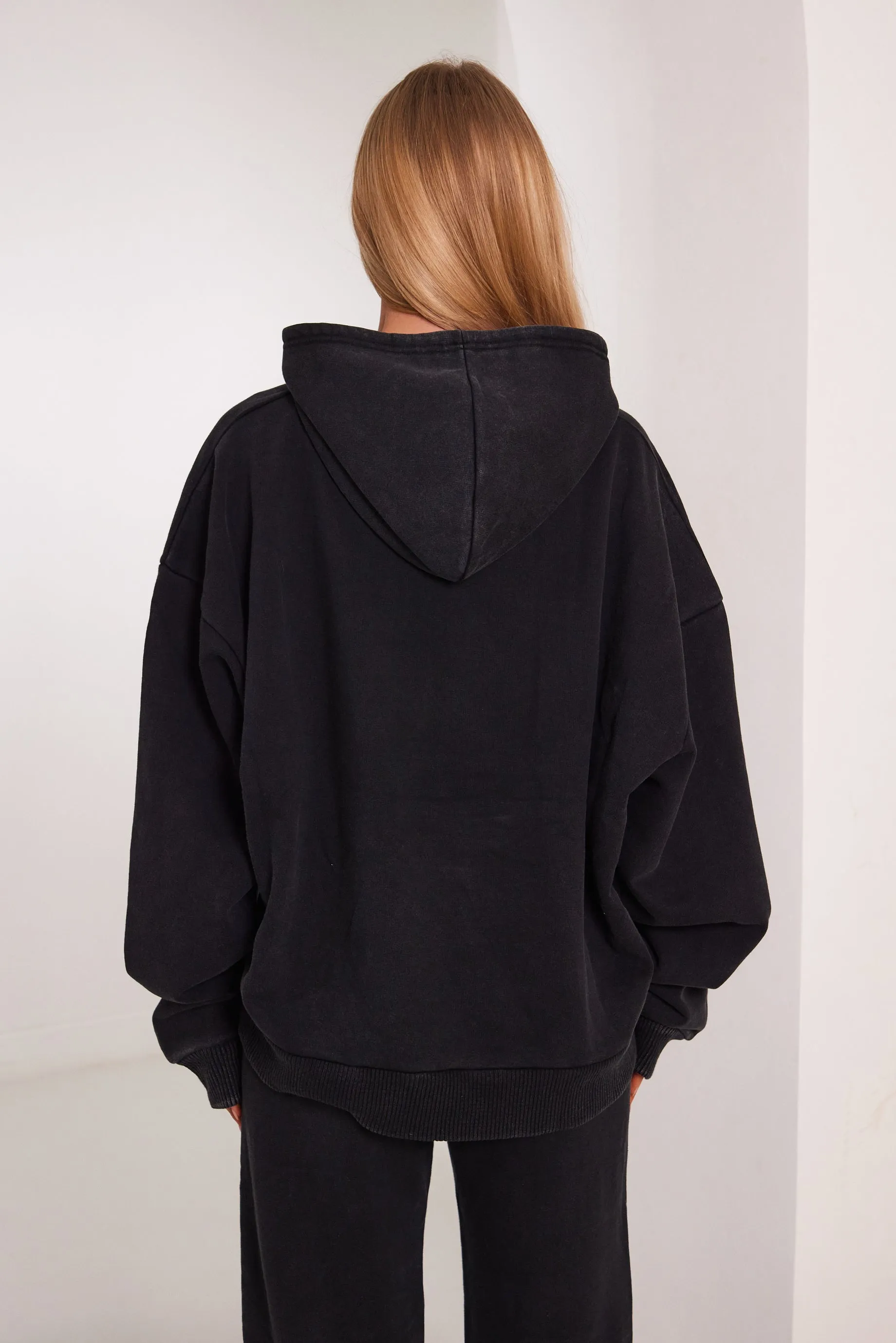 The Embossed Hoodie - Charcoal sold by MARS THE LABEL product image thumbnail 4