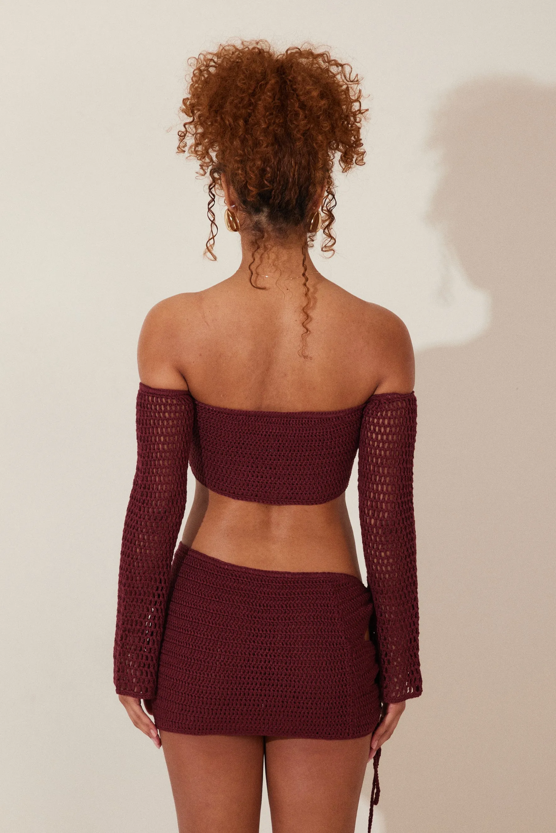 The crochet set - Wine sold by MARS THE LABEL product image thumbnail 4