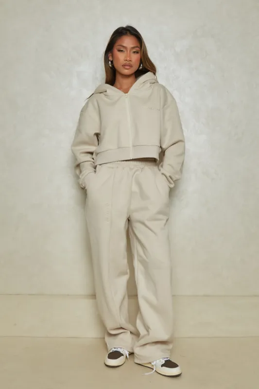 The Essentials Joggers - Stone sold by MARS THE LABEL