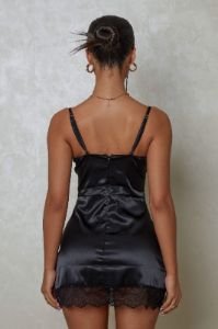 The Little Lace Dress - Black sold by MARS THE LABEL
