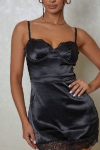 The Little Lace Dress - Black sold by MARS THE LABEL