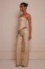 The clasp detail leather corset - Cream Wash sold by MARS THE LABEL