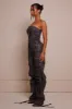 Bandeau cargo jumpsuit - Light Print sold by MARS THE LABEL