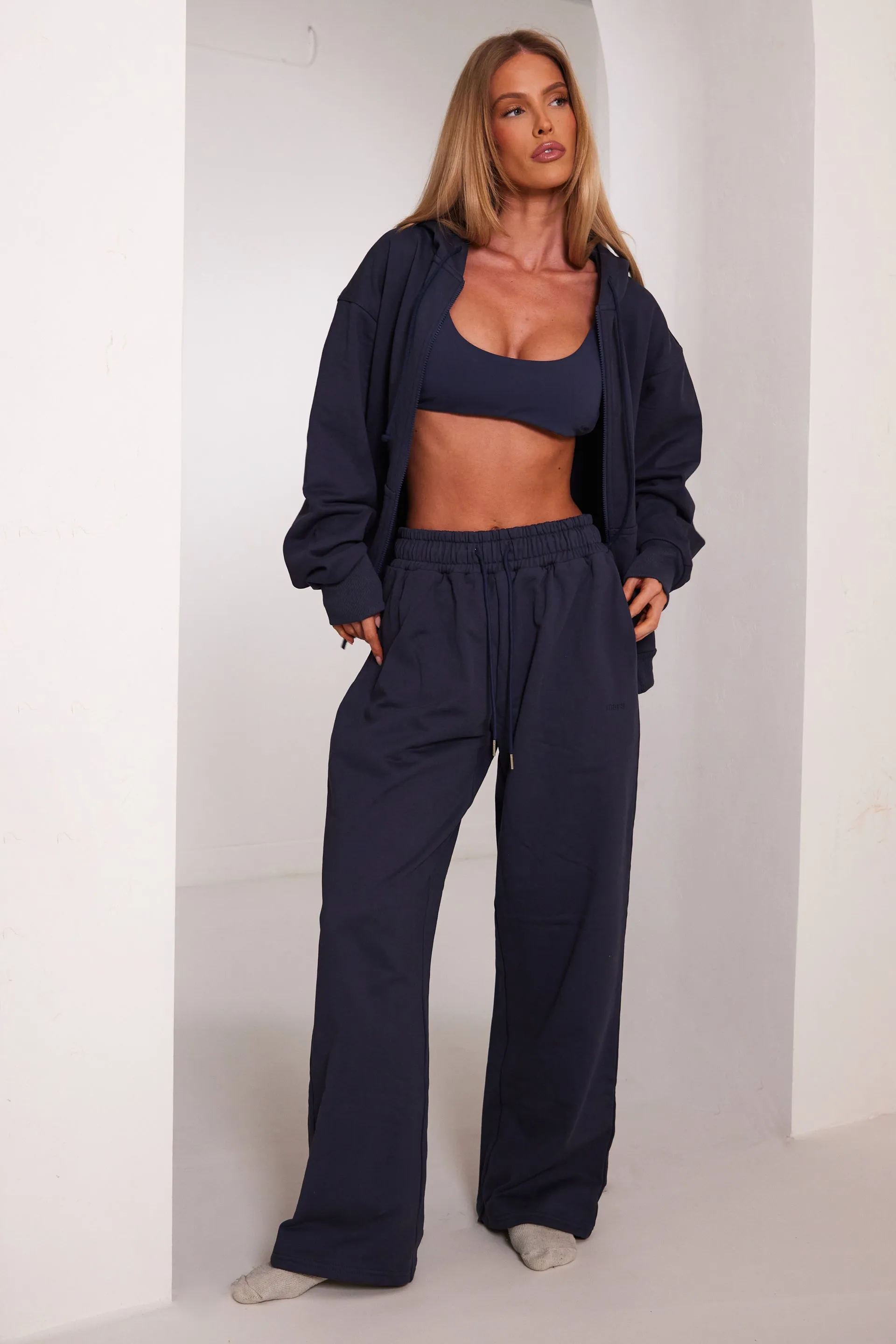 The basic jersey jacket - Navy sold by MARS THE LABEL product image thumbnail 4