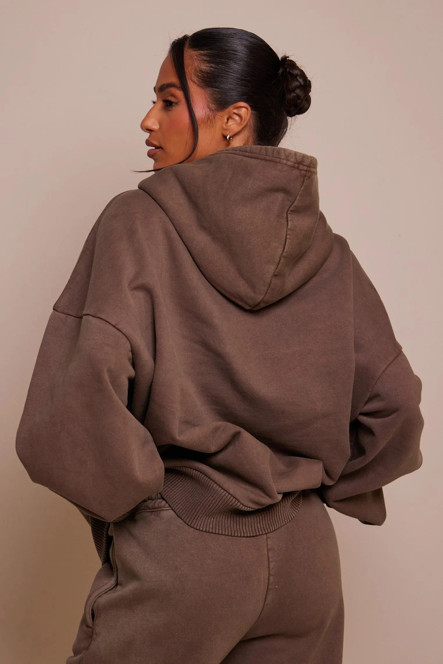 The Embossed Hoodie - Chocolate Brown sold by MARS THE LABEL product image thumbnail 3