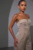 Bandeau cargo jumpsuit - Stone sold by MARS THE LABEL
