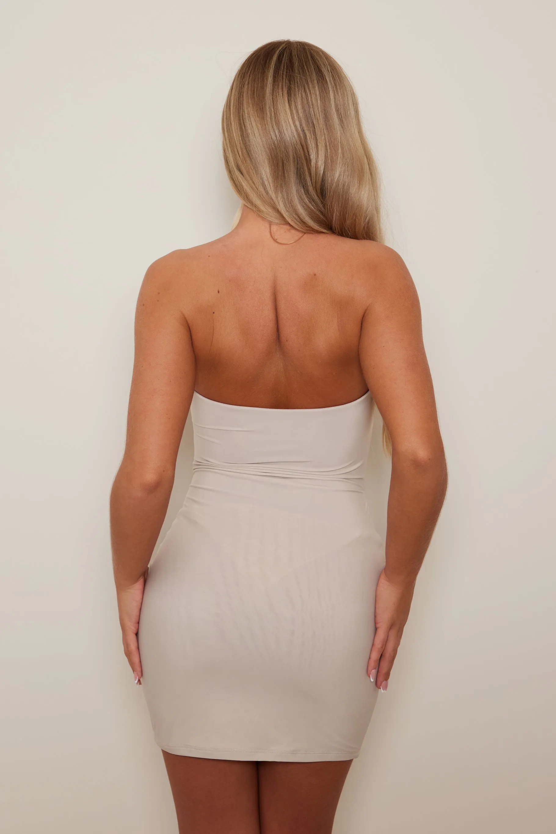 The ring bandeau dress - Stone sold by MARS THE LABEL product image thumbnail 5