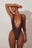 The Fishtail Swim - Brown sold by MARS THE LABEL