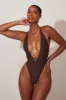 The Fishtail Swim - Brown sold by MARS THE LABEL