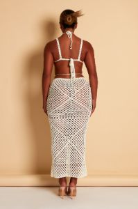 The Crochet Maxi - Cream sold by MARS THE LABEL