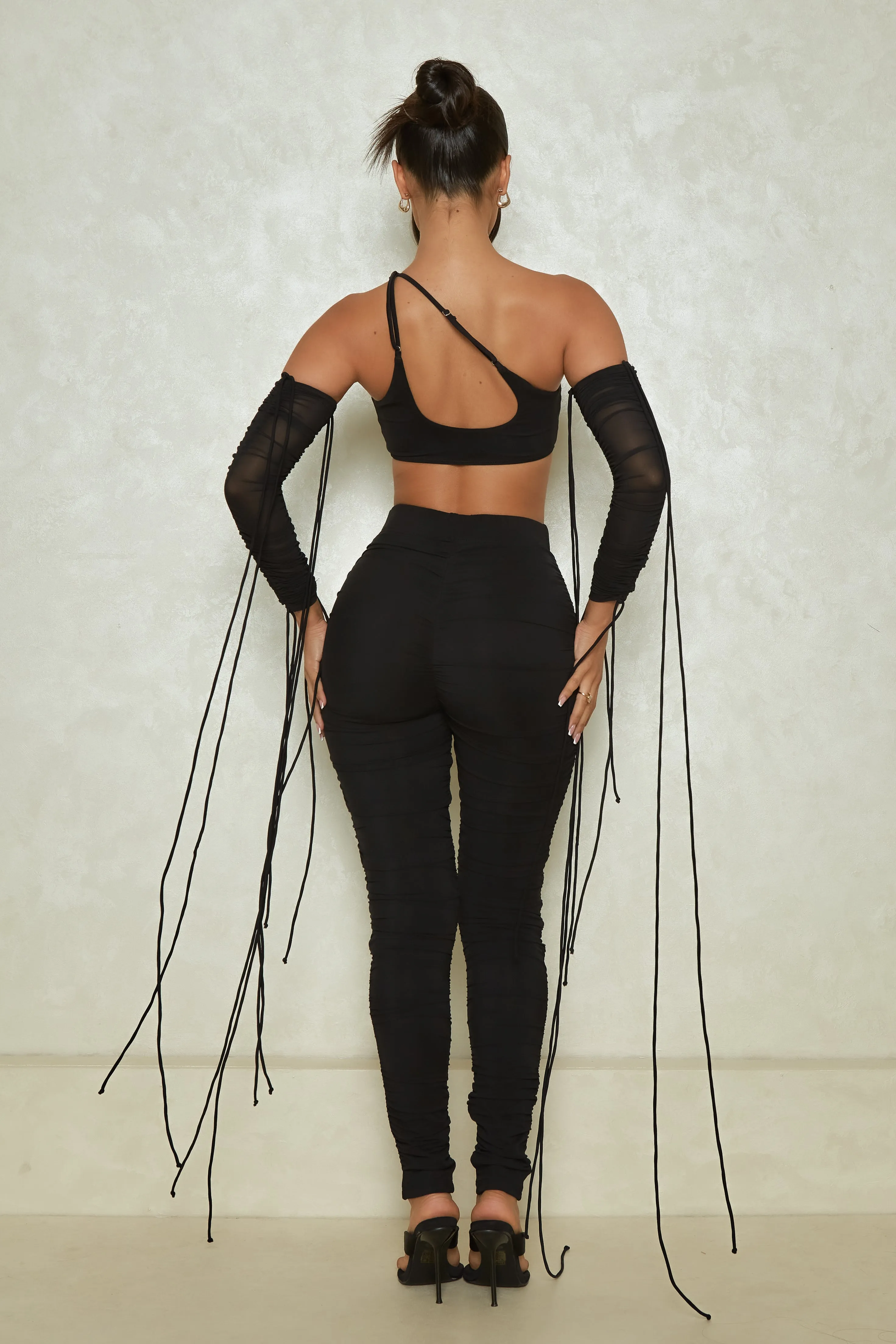 The ruched three piece set- Black sold by MARS THE LABEL product image thumbnail 5