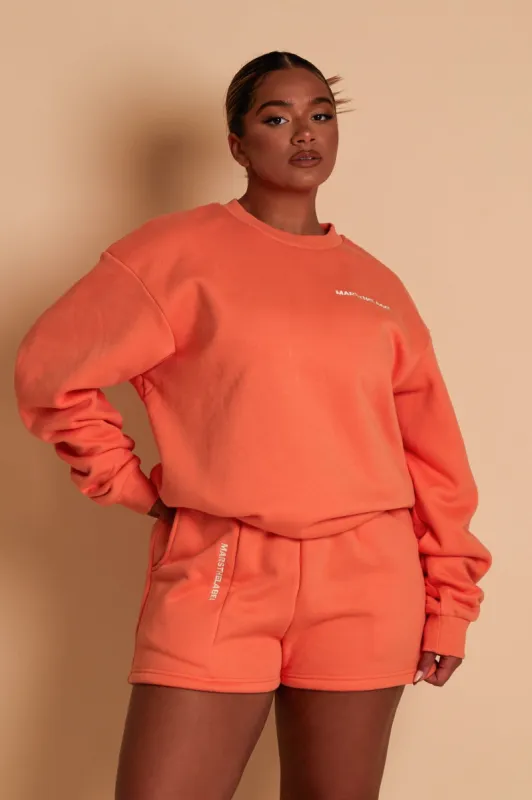 The Essentials Sweater - Orange sold by MARS THE LABEL
