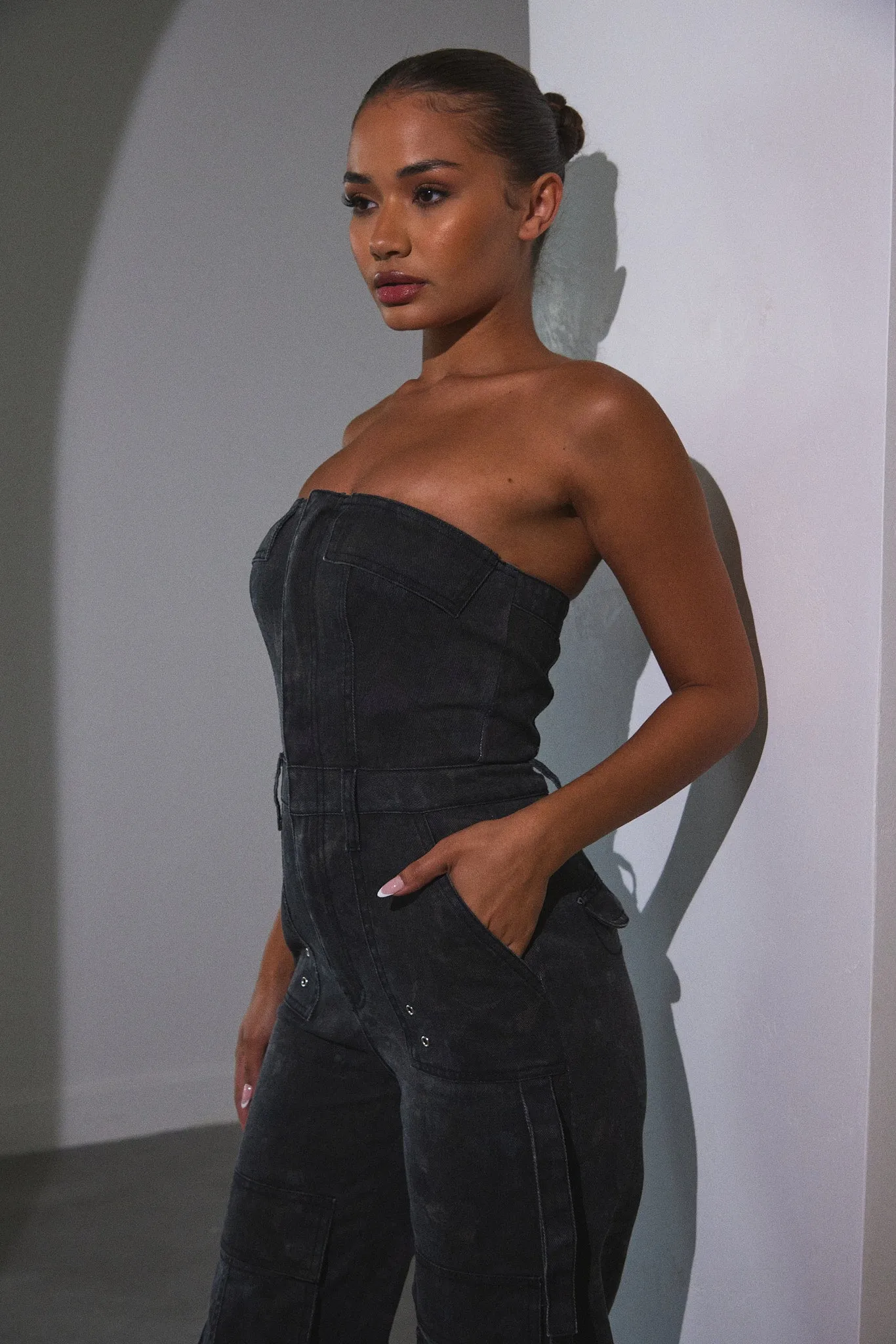 Bandeau cargo jumpsuit - Print sold by MARS THE LABEL product image thumbnail 4