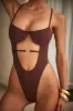The Mars Detail Cup Swim - Brown sold by MARS THE LABEL