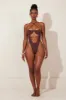 The Mars Detail Cup Swim - Brown sold by MARS THE LABEL