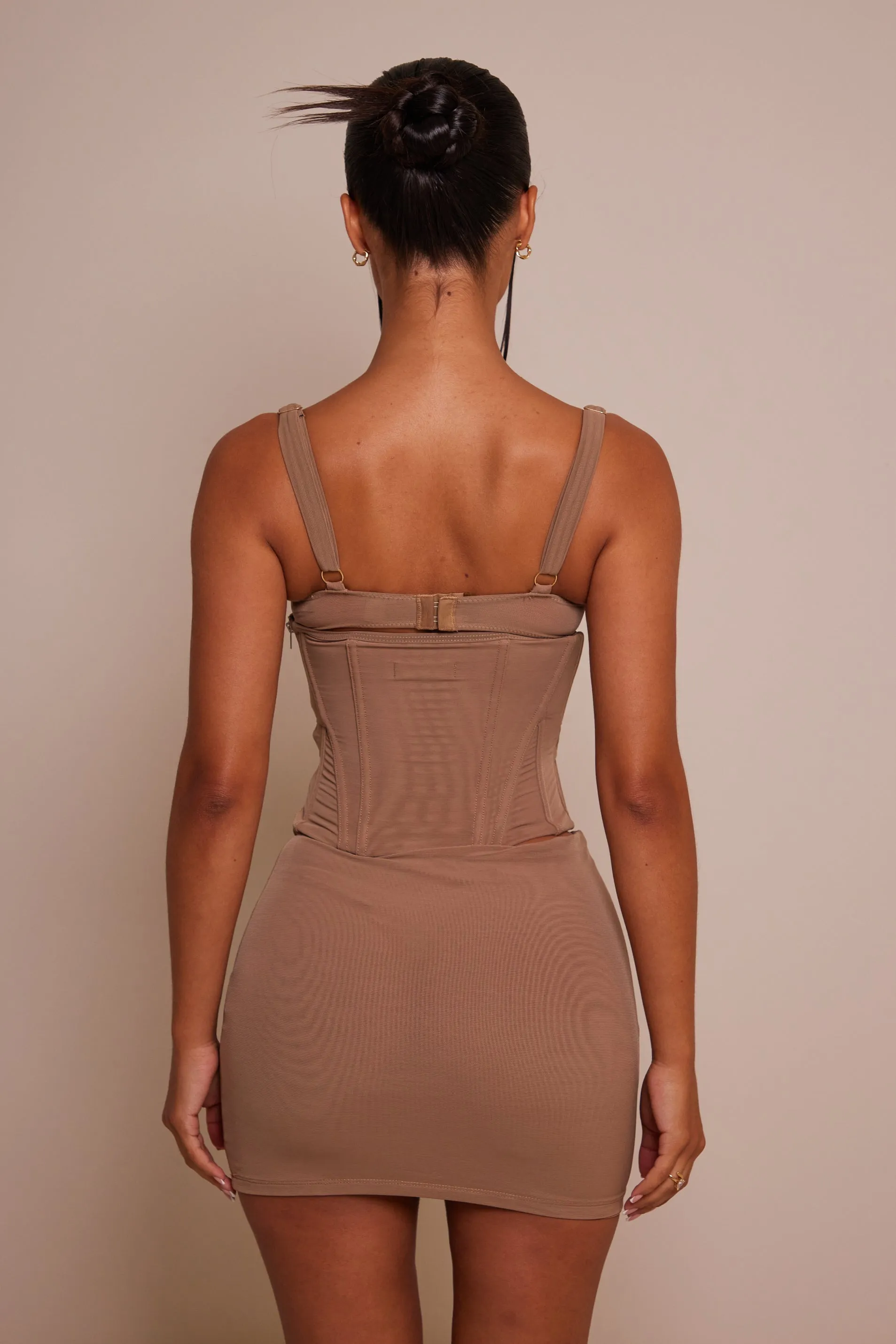 The Lace Cup Corset Set - Mauve sold by MARS THE LABEL product image thumbnail 4