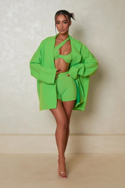 The Signature Blazer - Green sold by MARS THE LABEL