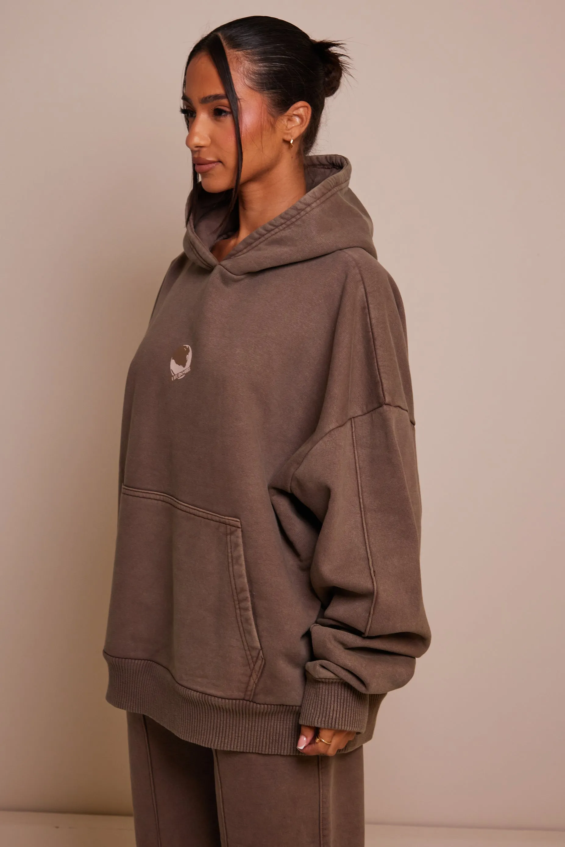 The Planet Hoodie - Chocolate Brown sold by MARS THE LABEL product image thumbnail 2