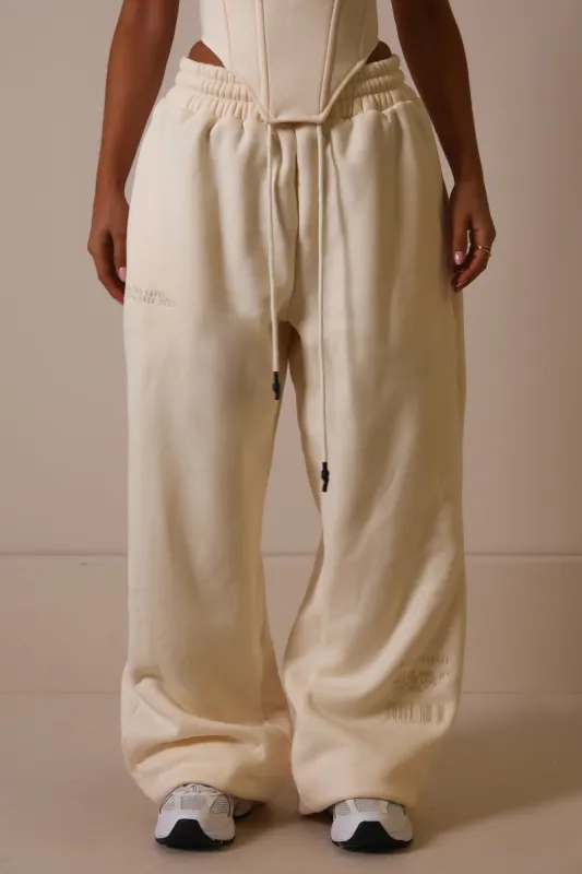 Life on Mars Joggers - Cream sold by MARS THE LABEL