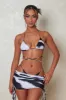 The Micro Mini Zebra Skirt sold by MARS THE LABEL