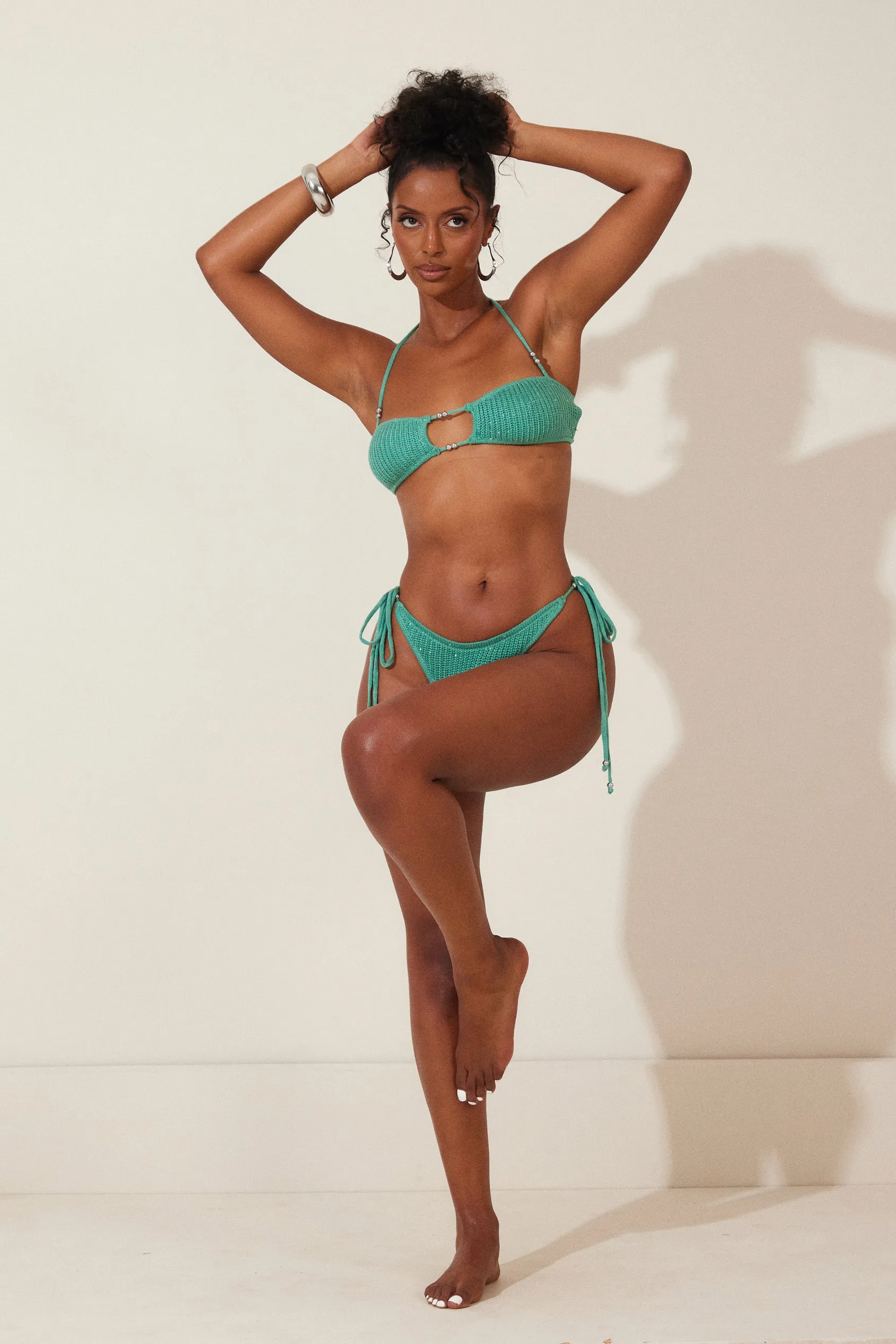 The Acephie Bikini in Teal sold by MARS THE LABEL product image thumbnail 2