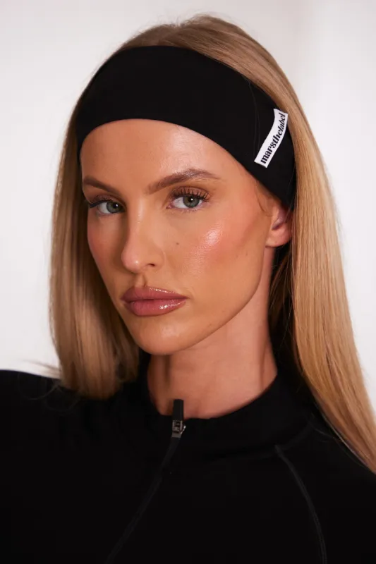 Jersey headband - Black sold by MARS THE LABEL