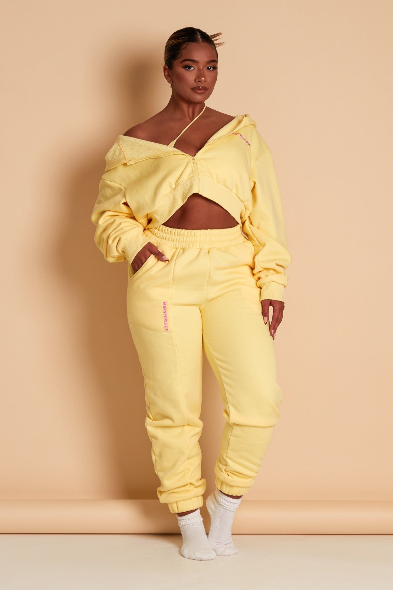 The Essentials Joggers - Yellow sold by MARS THE LABEL