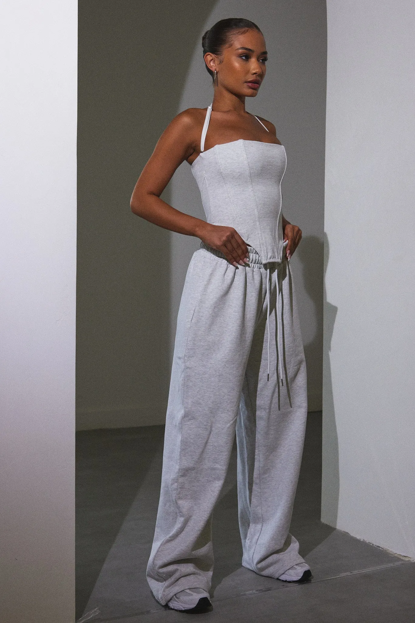 Wide Leg Joggers - Grey sold by MARS THE LABEL product image thumbnail 3