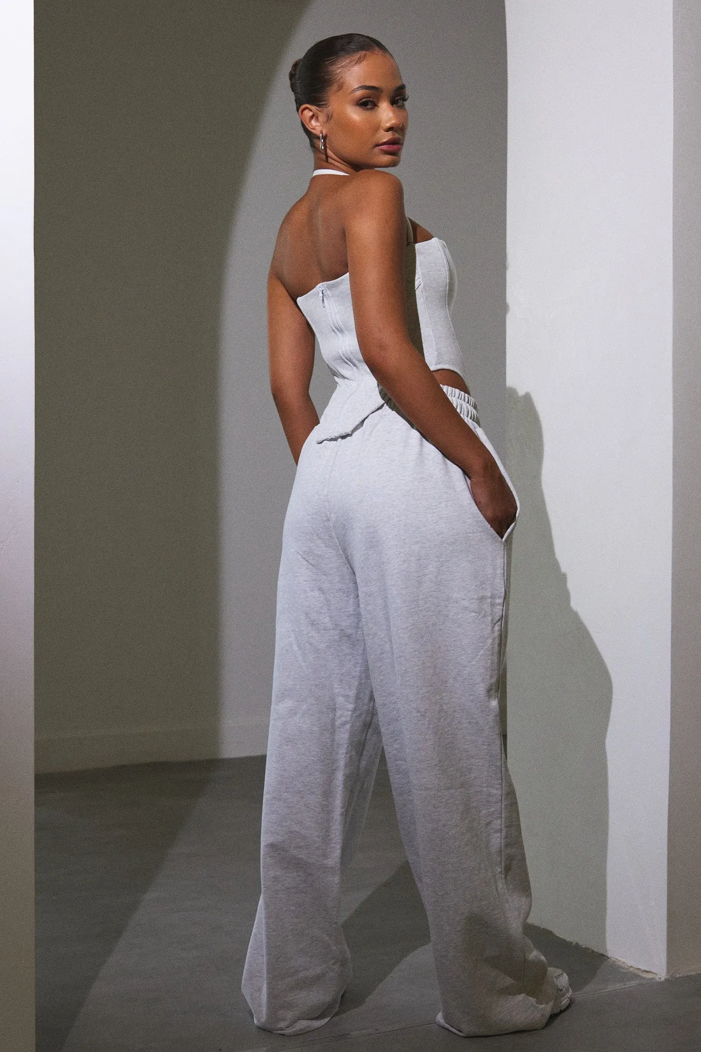 Wide Leg Joggers - Grey sold by MARS THE LABEL product image thumbnail 4