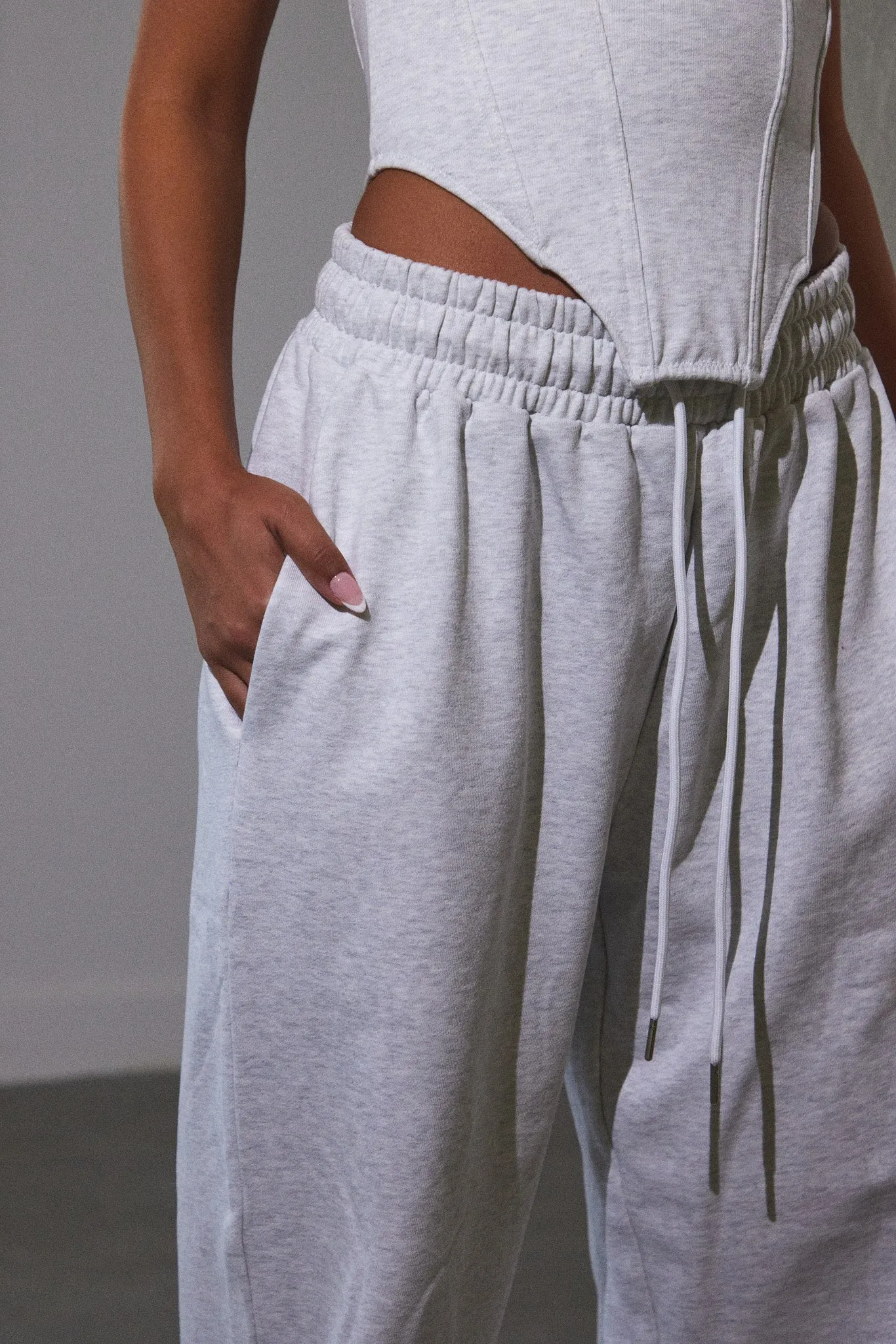 Wide Leg Joggers - Grey sold by MARS THE LABEL product image thumbnail 2