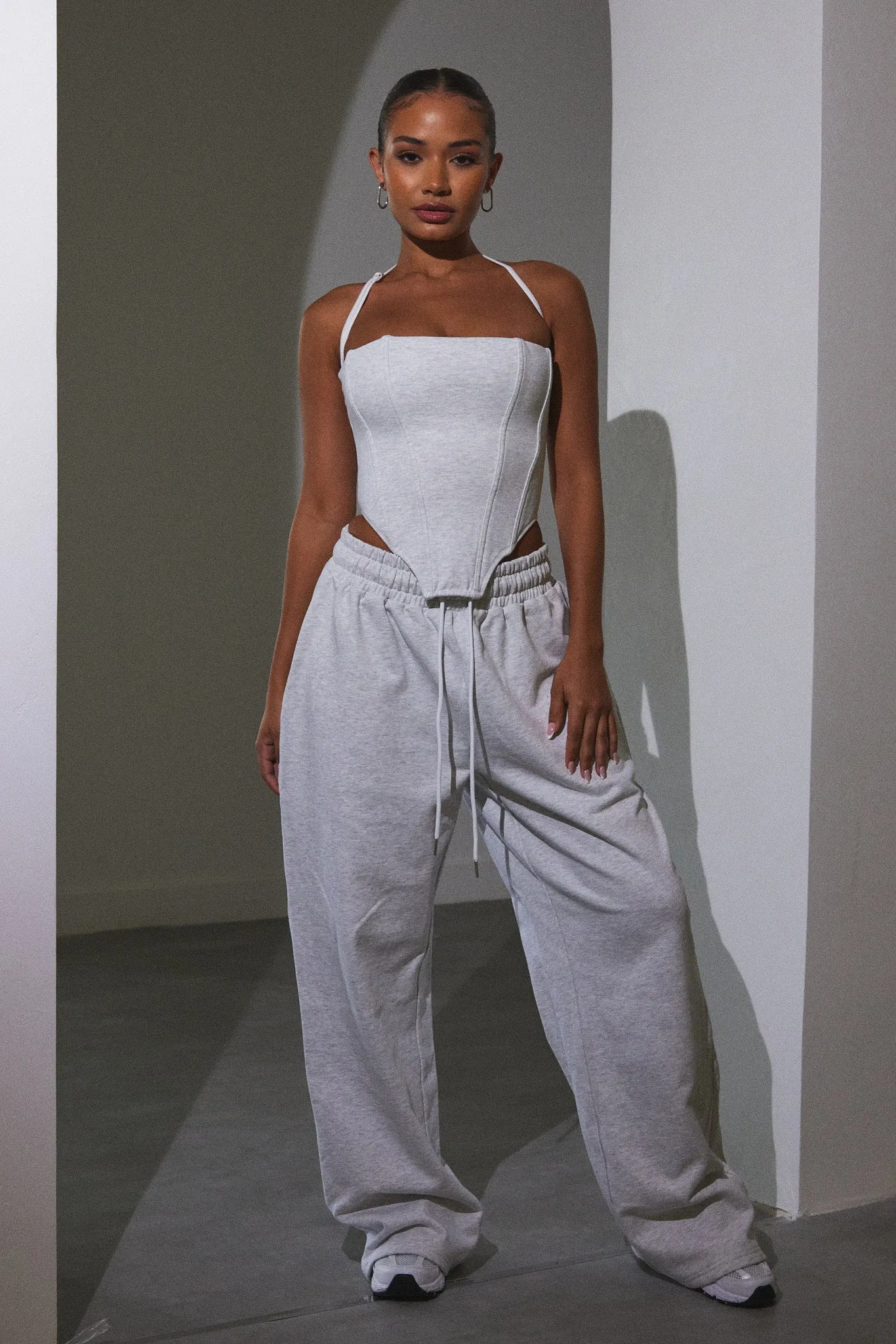 Wide Leg Joggers - Grey sold by MARS THE LABEL