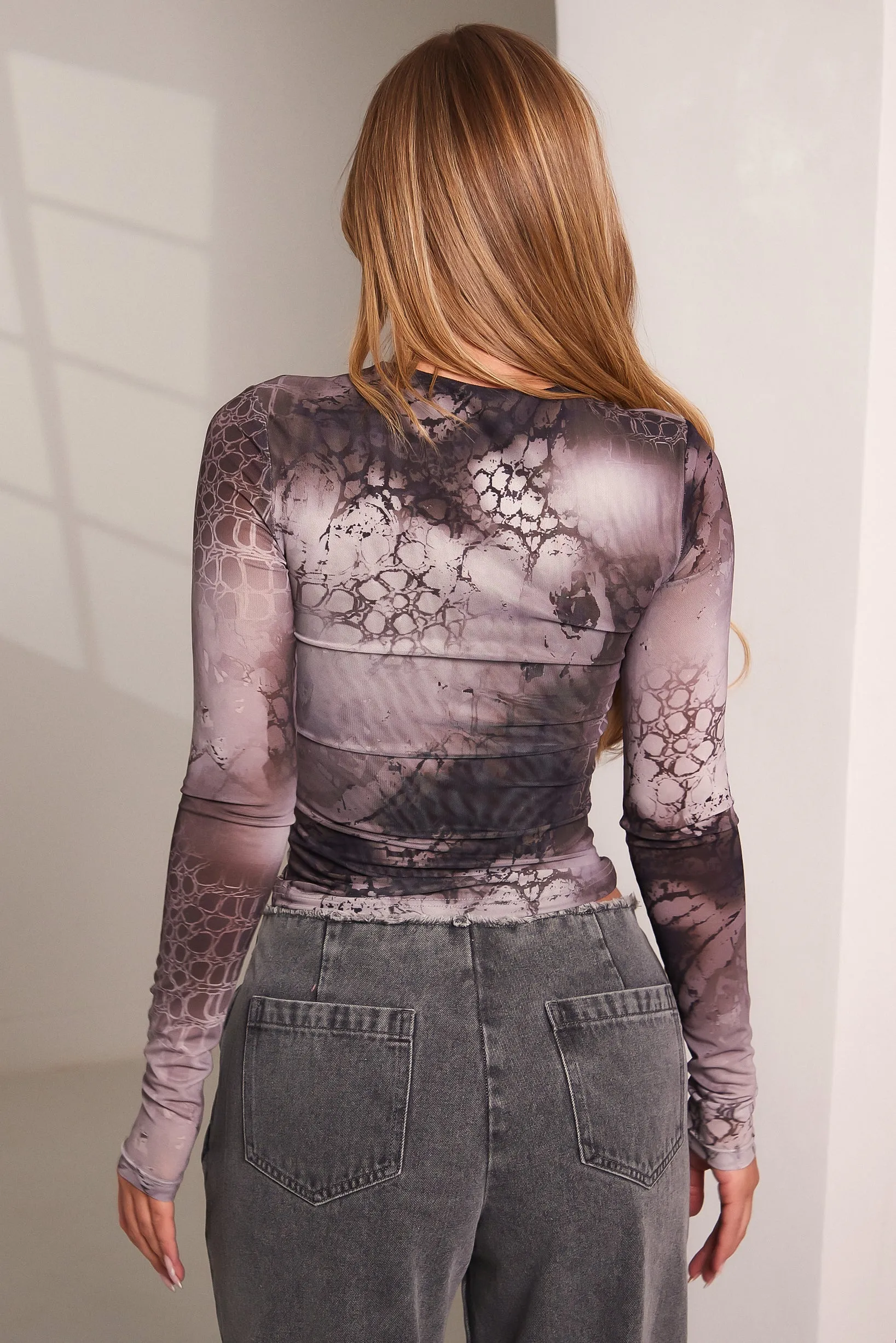 The Zol Top- Snake print sold by MARS THE LABEL product image thumbnail 5