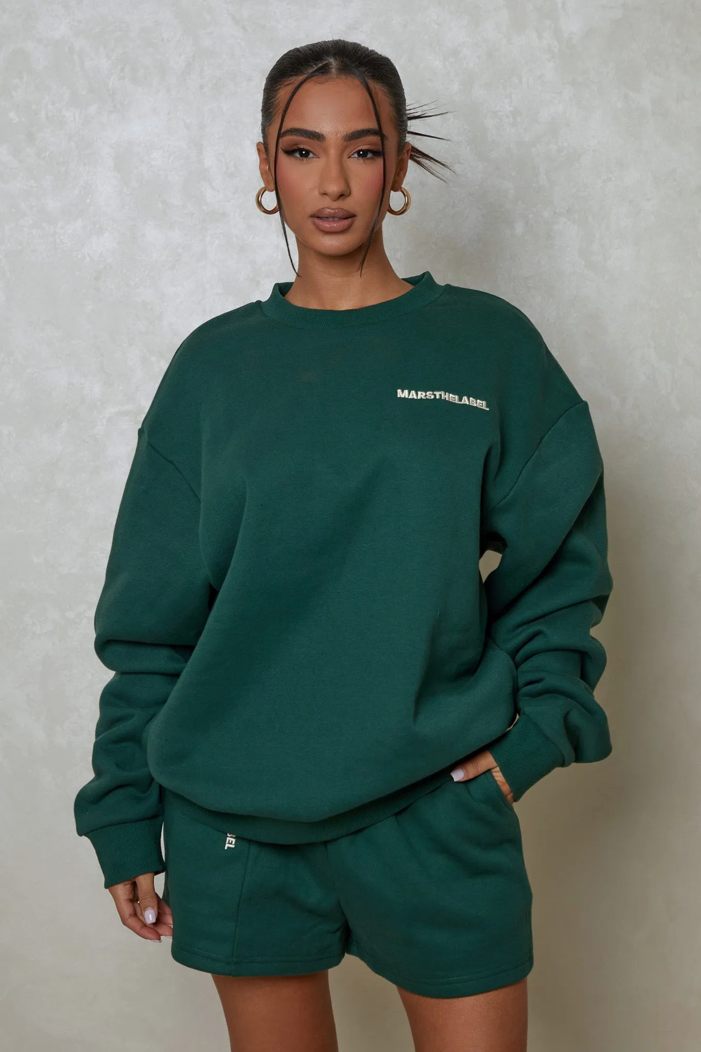 The Essentials Sweater - Forest Green sold by MARS THE LABEL product image thumbnail 4