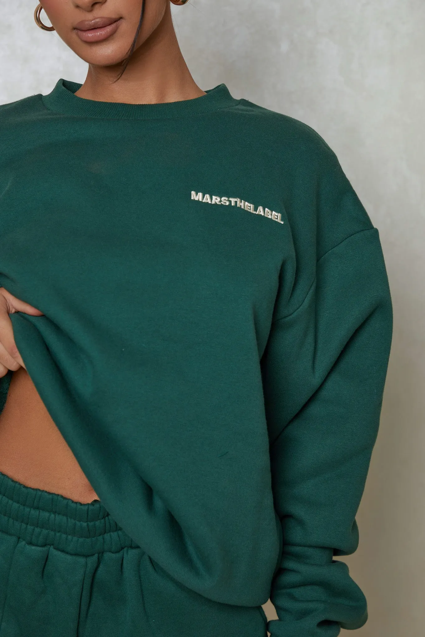 The Essentials Sweater - Forest Green sold by MARS THE LABEL product image thumbnail 2