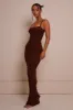 The cup ruched maxi - Brown sold by MARS THE LABEL