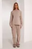 The Embossed Straight Leg Joggers - Stone sold by MARS THE LABEL
