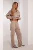 The Embossed Straight Leg Joggers - Stone sold by MARS THE LABEL