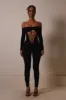 The Cut out lace up jumpsuit- Black sold by MARS THE LABEL