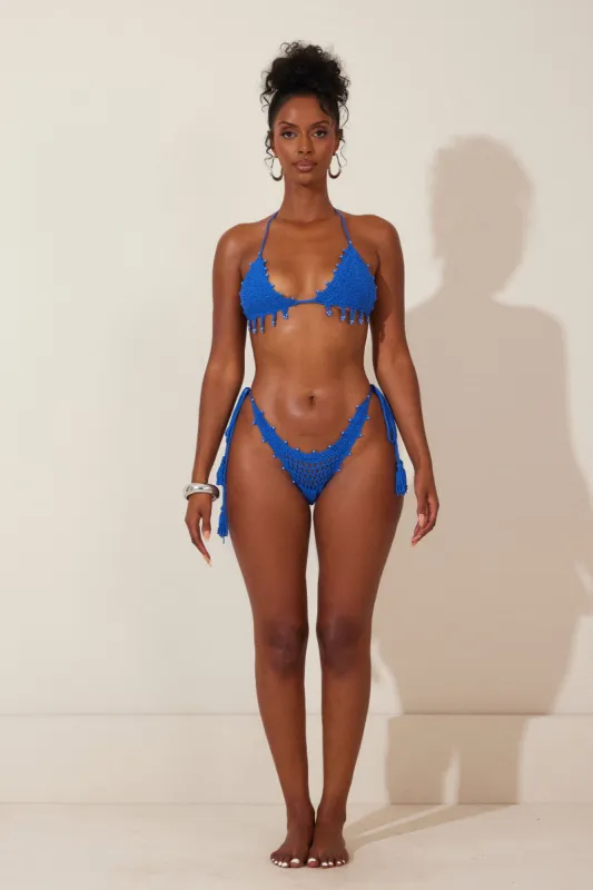 The Crochet Bikini - Cobalt sold by MARS THE LABEL