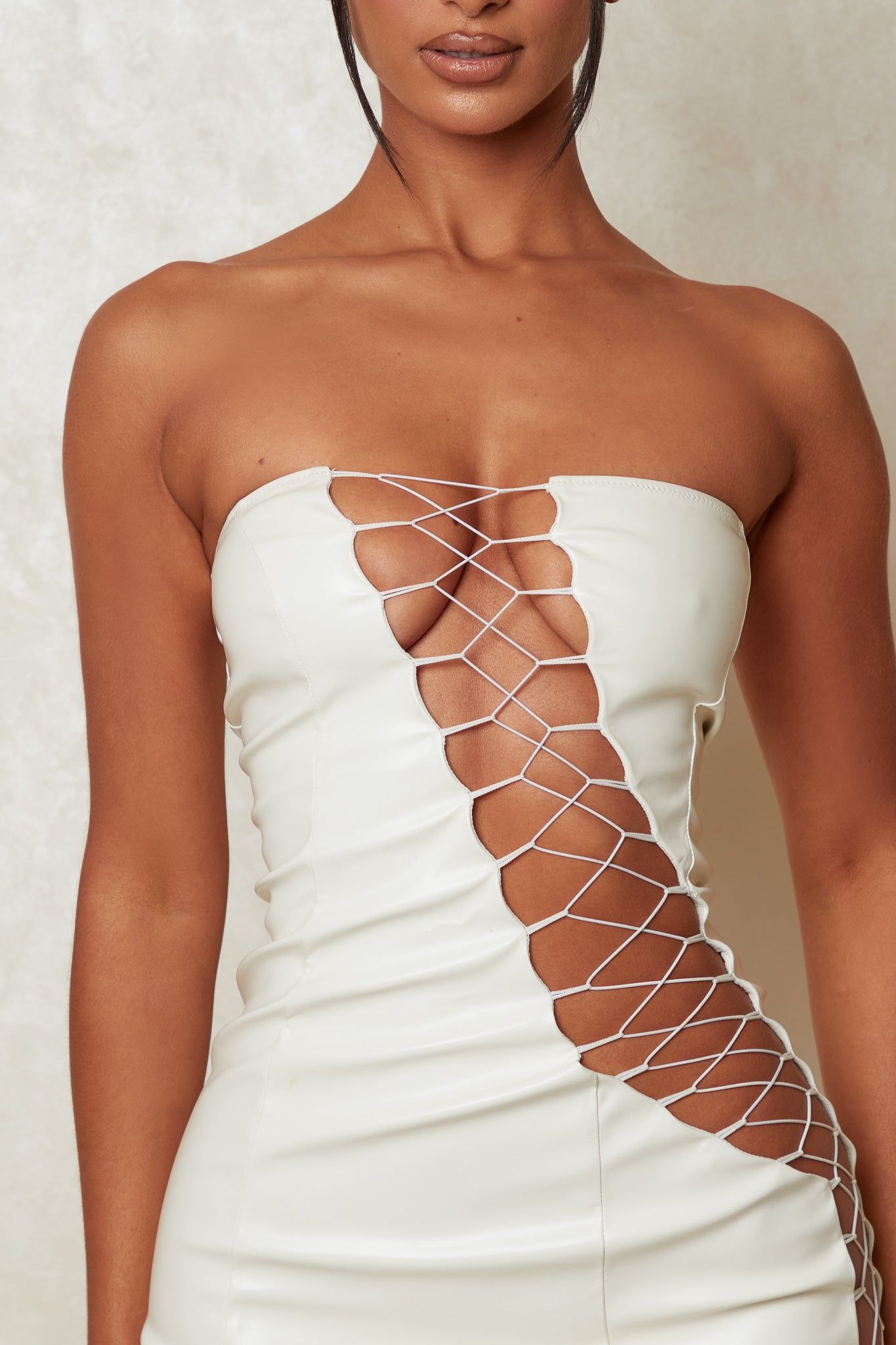 The Laced Leather Mini - White sold by MARS THE LABEL product image thumbnail 4