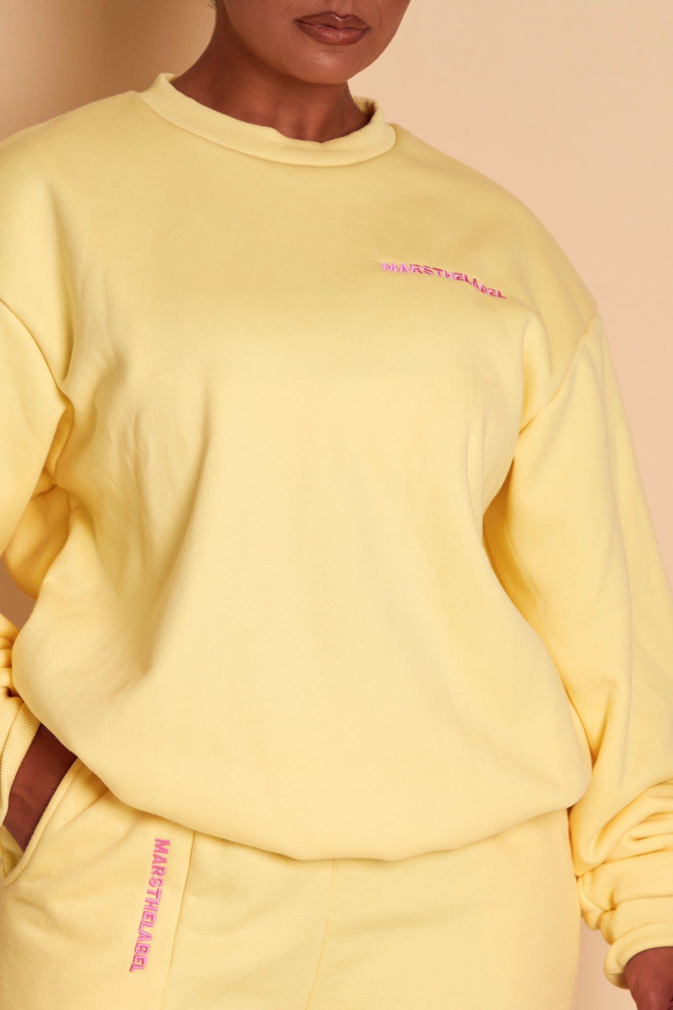 The Essentials Sweater - Yellow sold by MARS THE LABEL product image thumbnail 2