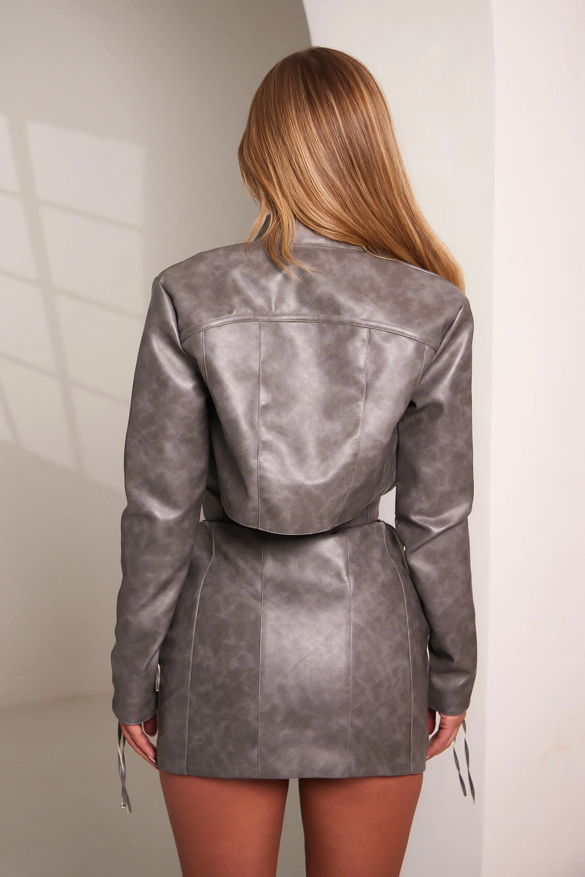 The Lola Jacket - Grey wash sold by MARS THE LABEL product image thumbnail 5
