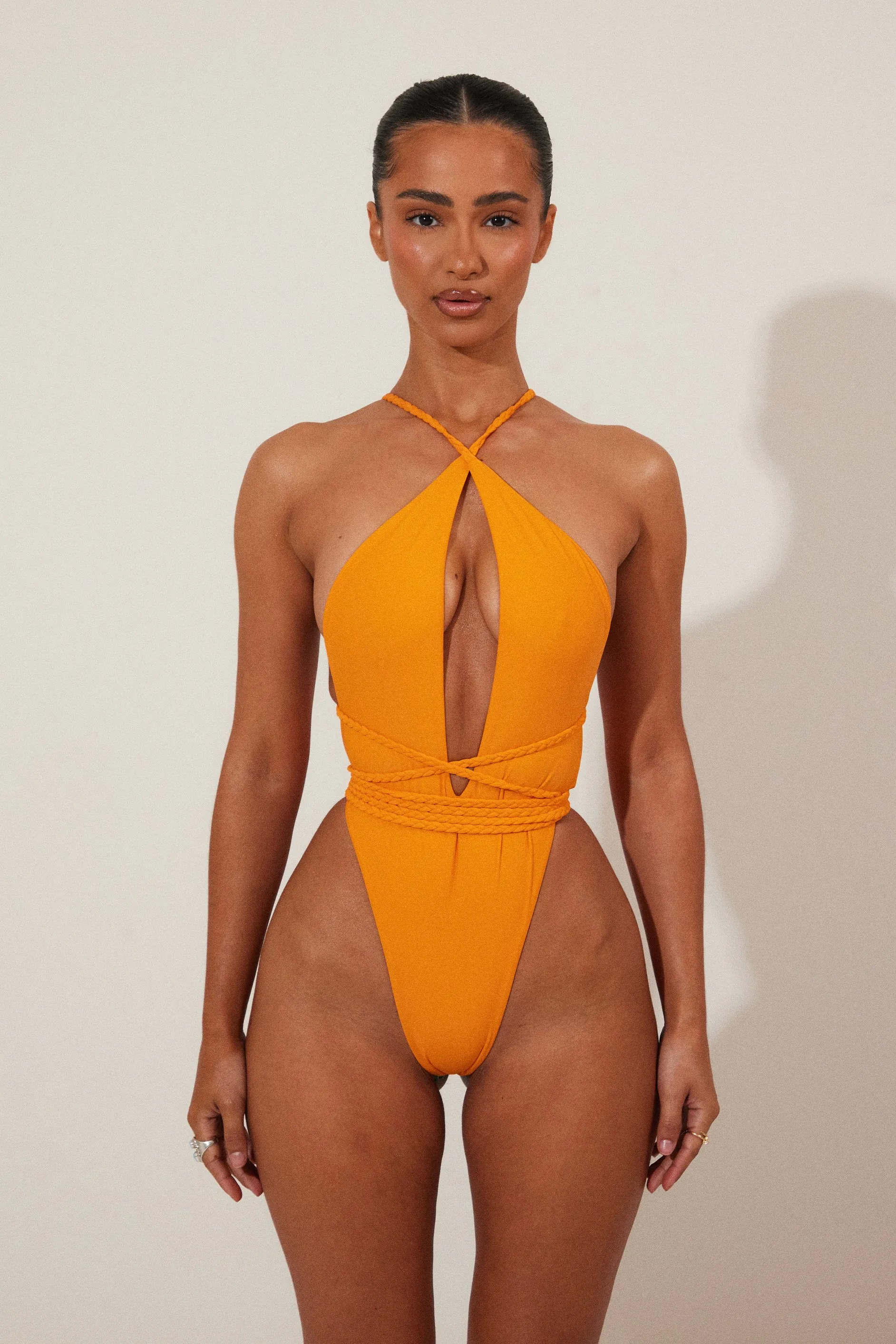 The Fishtail Swim - Orange sold by MARS THE LABEL
