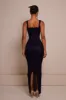 The Cinched Lace Corset Maxi Set - Navy sold by MARS THE LABEL